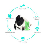 Dog Toothbrush Pet Tooth Cleaning Bite Resistant Grinding Accessories for Dog Brushing Stick Dog Chew Toys Puppy Dental Care