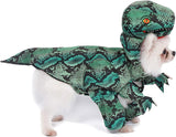 Dog Dinosaur Costume, Pet Halloween Cosplay Dress up Costumes, Funny Dino Hoodie Outfits Coat Clothes for Puppy Cat Dogs (L)