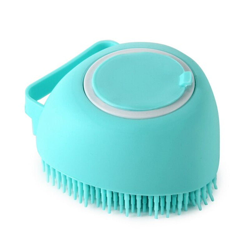 Pet Dog Shampoo Massager Brush Cat Massage Comb Grooming Scrubber Shower Brush for Bathing Short Hair Soft Silicone Brushes